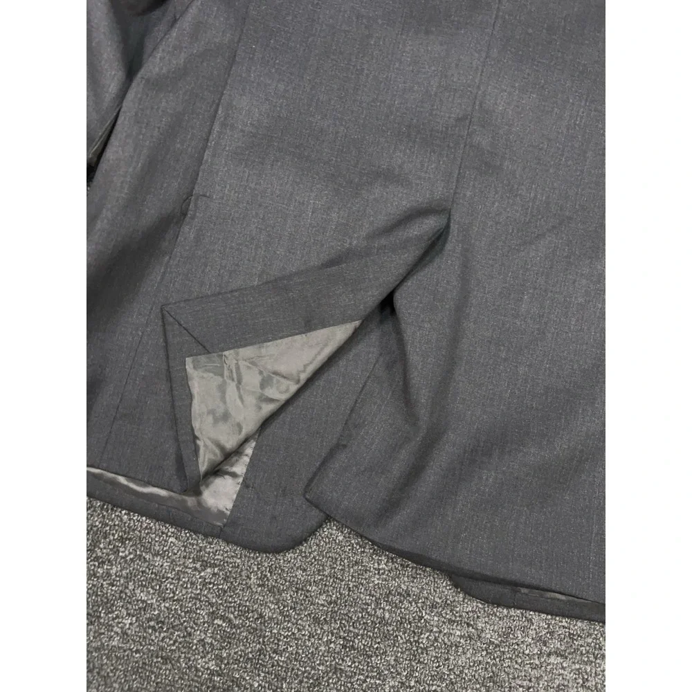 Brooks Brothers Blazer Jacket Men's 40R Gray 1818 Madison Estrato Trabaldo Togna